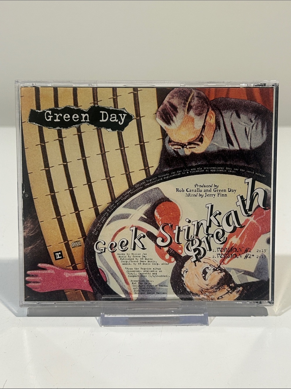 🤯5 for $20🤯 Green Day “Geek Stink Breath” Promo CD Single [Rock Pop Punk]